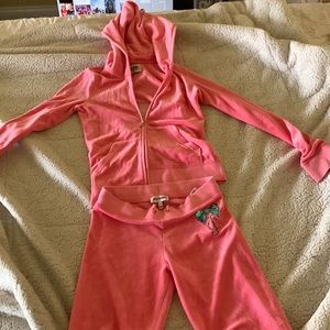 Pink XL Juicy Couture Set